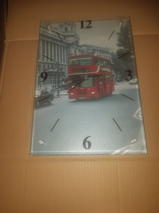 Reloj Londres - Cristal