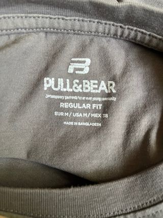 Camiseta Pull&Bear gris - talla M