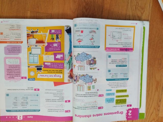 Français. 2 Secundaria. Adomania