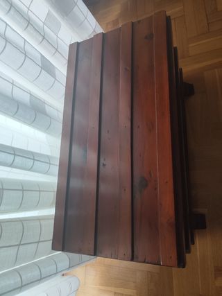 Baúl madera antiguo de roble
