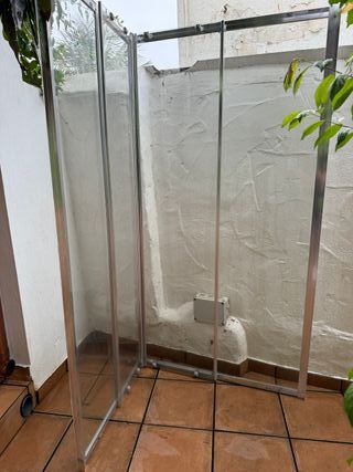 Mampara ducha esquina 80x90cm