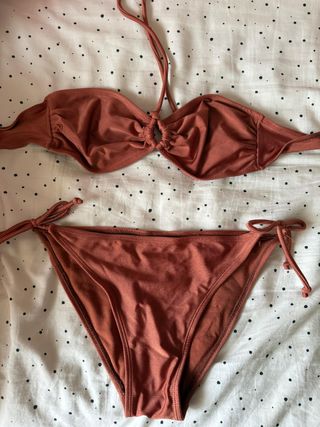 Bikini marrón talla S