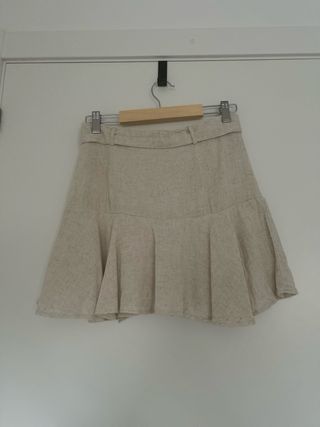 Falda pantalón beige - STR