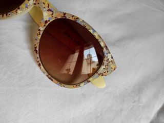 Gafas de sol estampado flores verano hippie