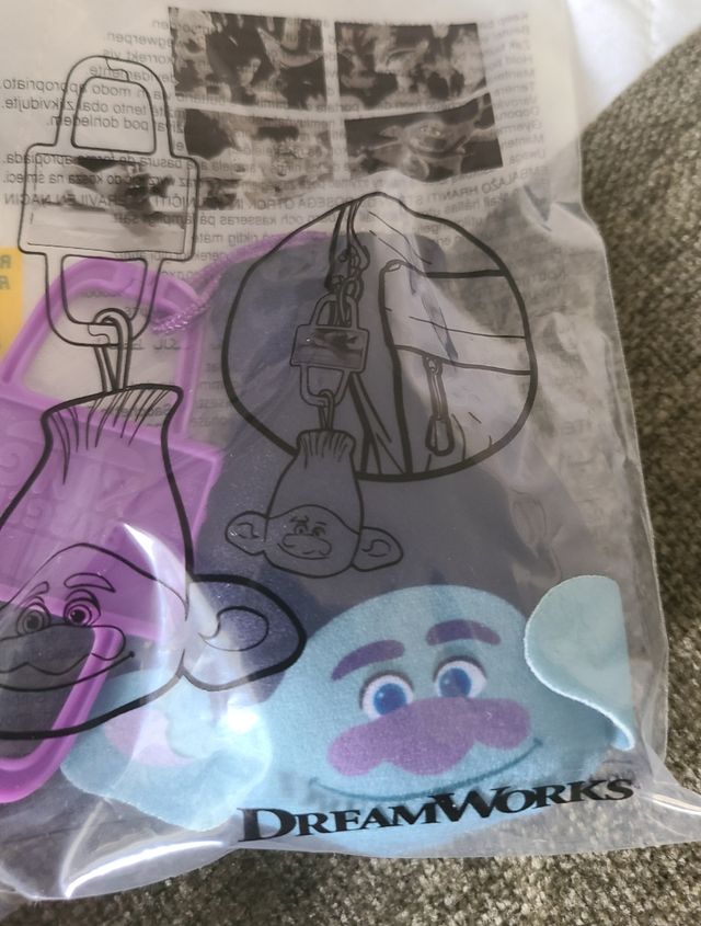 4 Llaveros Peluches Dreamworks Burger King