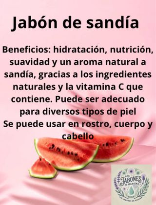 Jabón de Sandía Artesanal