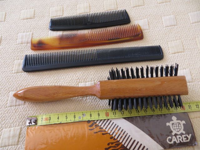 1 Cepillo + 5 peines x 1 eur en total
