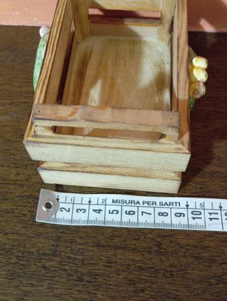 2 decori ceramica fico d'india più una cassettina