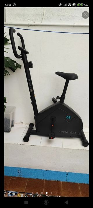 Bicicleta estática ejercicio