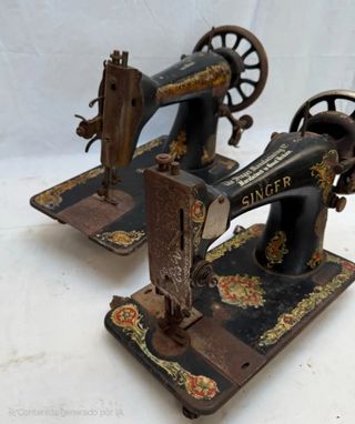 2 Máquinas Coser Singer Antiguas
