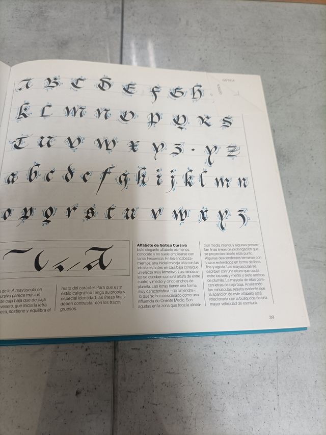 Enciclopedia Técnicas de Caligrafía