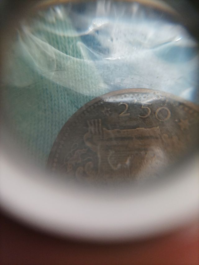 Moneda 2,50 pesetas España 1953