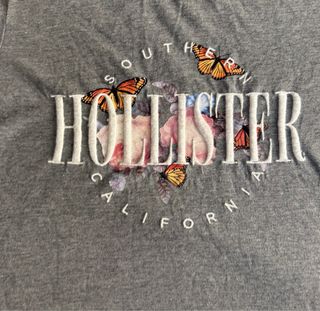 Camiseta Hollister gris - Talla S