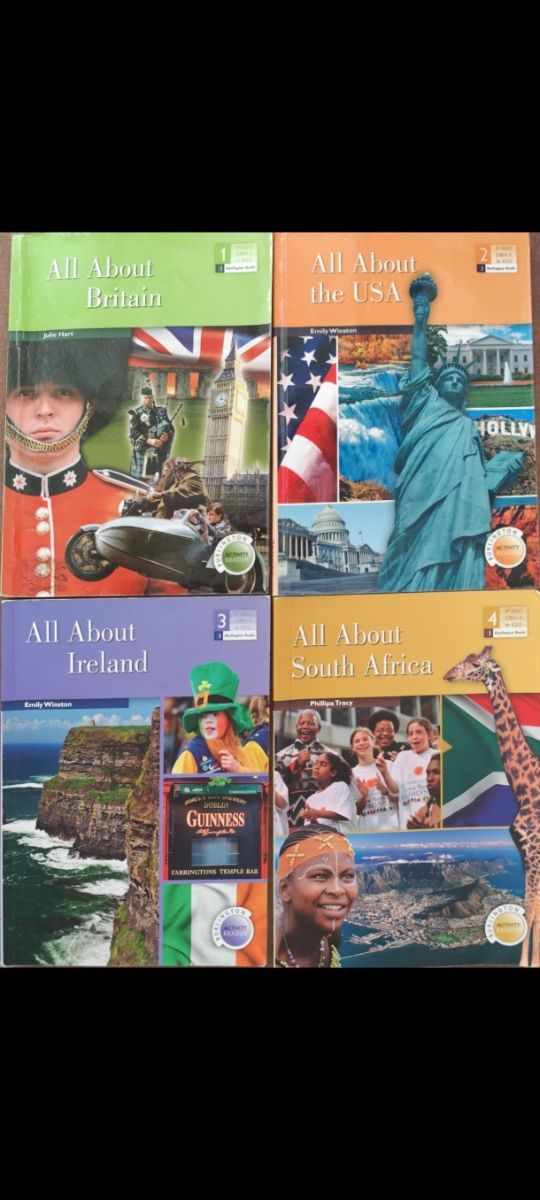 All about Britain, The Usa, Ireland y South Africa