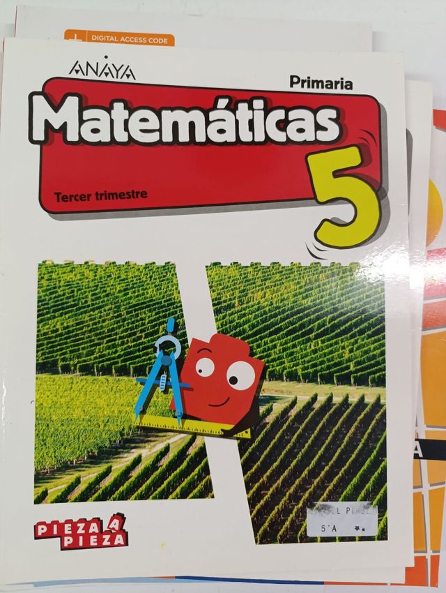 Libros de texto primaria Anaya y SM