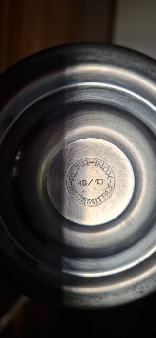 Caffettiera  inox vintage mai usata