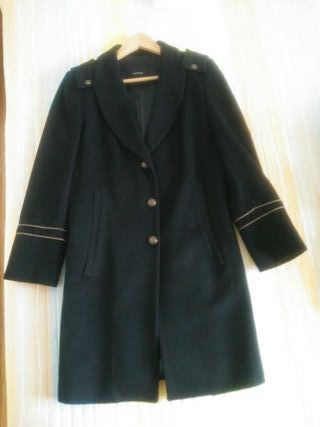 Abrigo negro CRISTAL - Talla 42