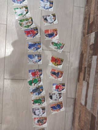 Cromos de fútbol: 17 cartas