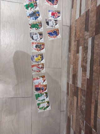 Cromos de fútbol: 17 cartas