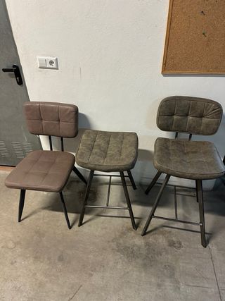 Sillas de salon y comedor.