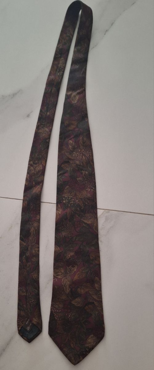 Cravatta Givenchy marrone-verde