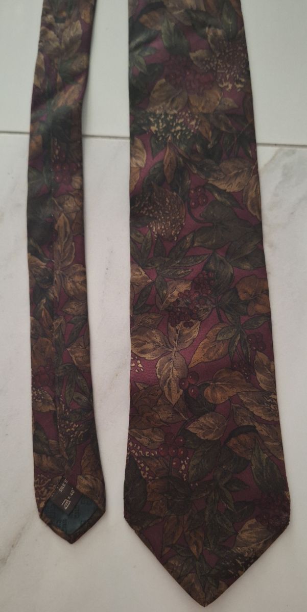 Cravatta Givenchy marrone-verde