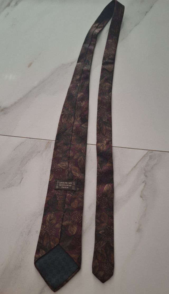 Cravatta Givenchy marrone-verde