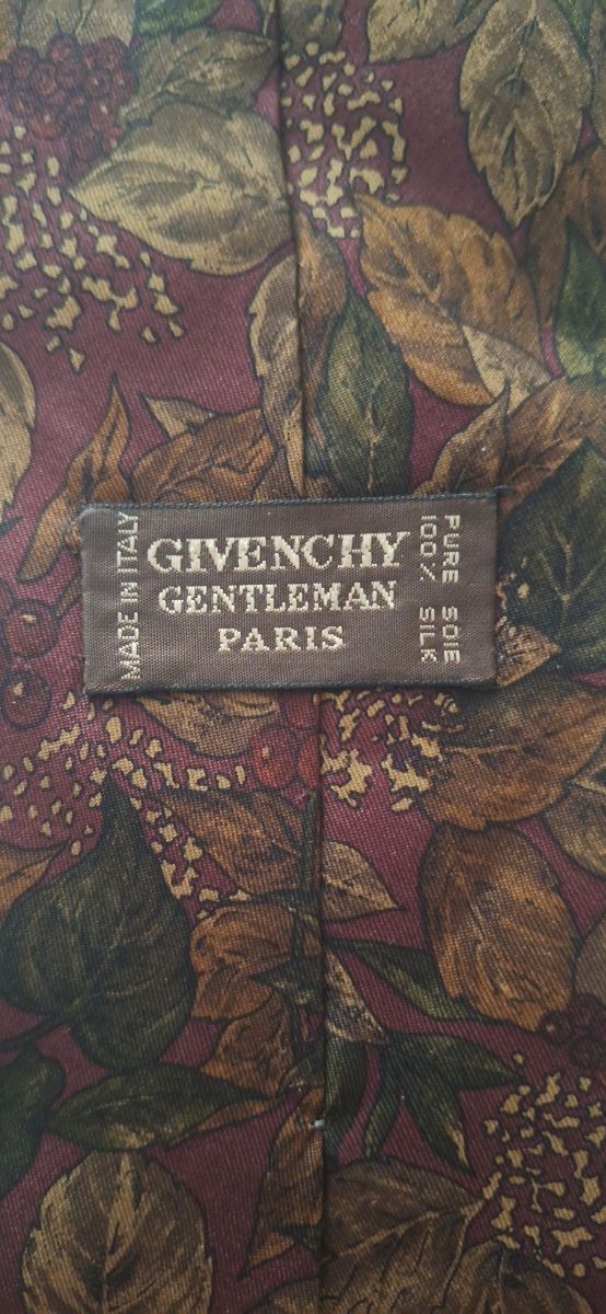 Cravatta Givenchy marrone-verde