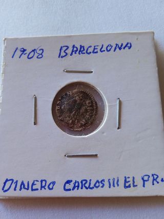 Dinero Carlos III el Pretendientes Barcelona 1708