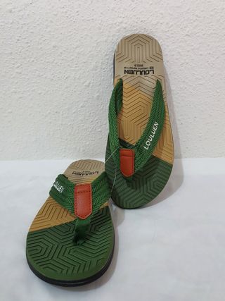 Sandalias Loullien - Beige y Verde