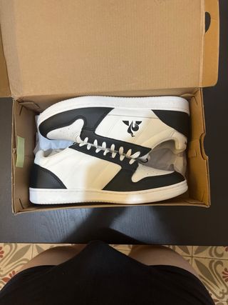 Zapatillas Le Coq Sportif Blancas y Negras