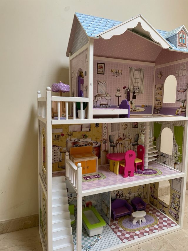 Casa Muñecas 2 Pisos - Juguete Infantil