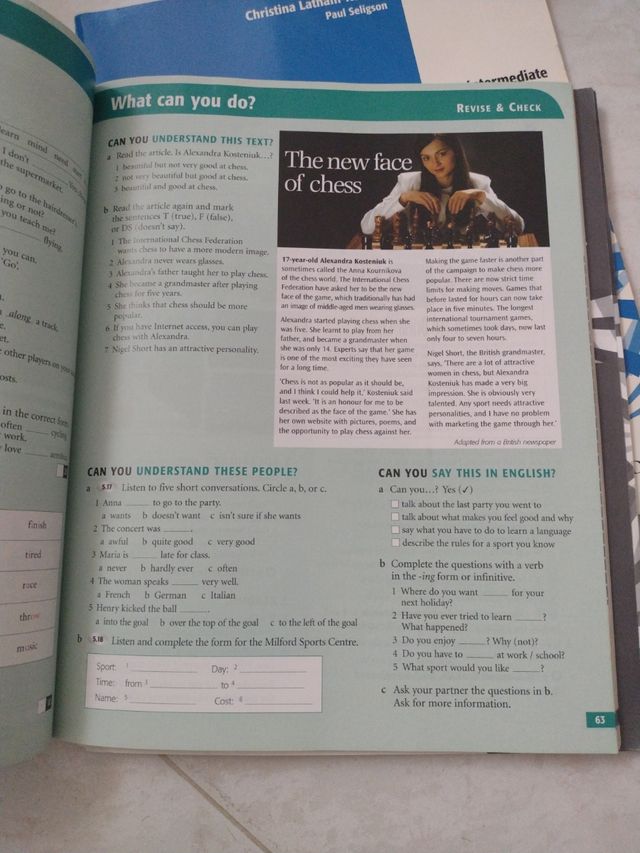 New English File pre intermediate.