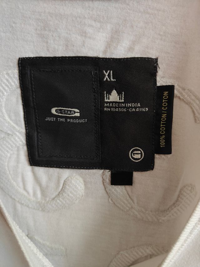 Camiseta G-Star Raw XL blanca