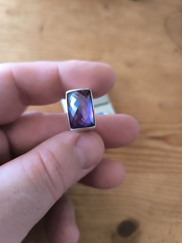 Anello ametista in argento 925