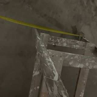 Escalera andamio pintor madera segura y estable