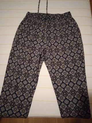 Pantalón estampado mujer