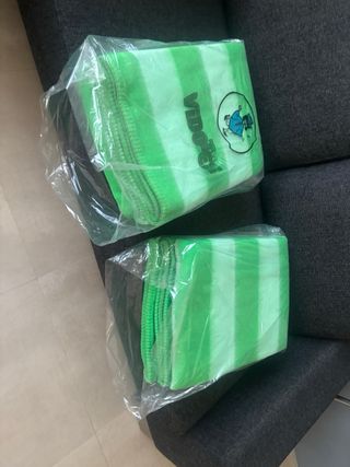 2 Mantas Vdotech cama 90 - Verde