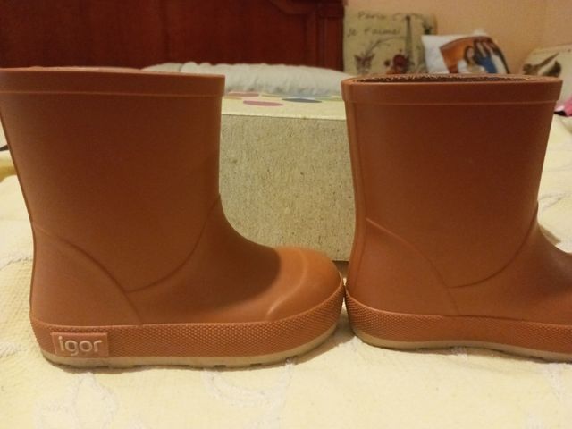 Botas agua Igor niño marrón