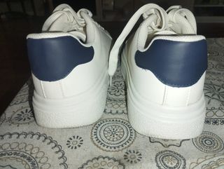 Zapatillas Zara blancas unisex talla 40