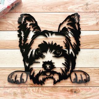 Yorkshire Terrier decoracion. Impreso en 3d