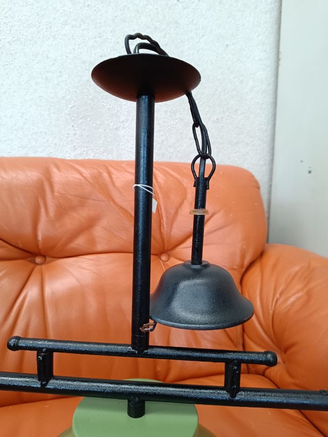 Lámpara verde industrial