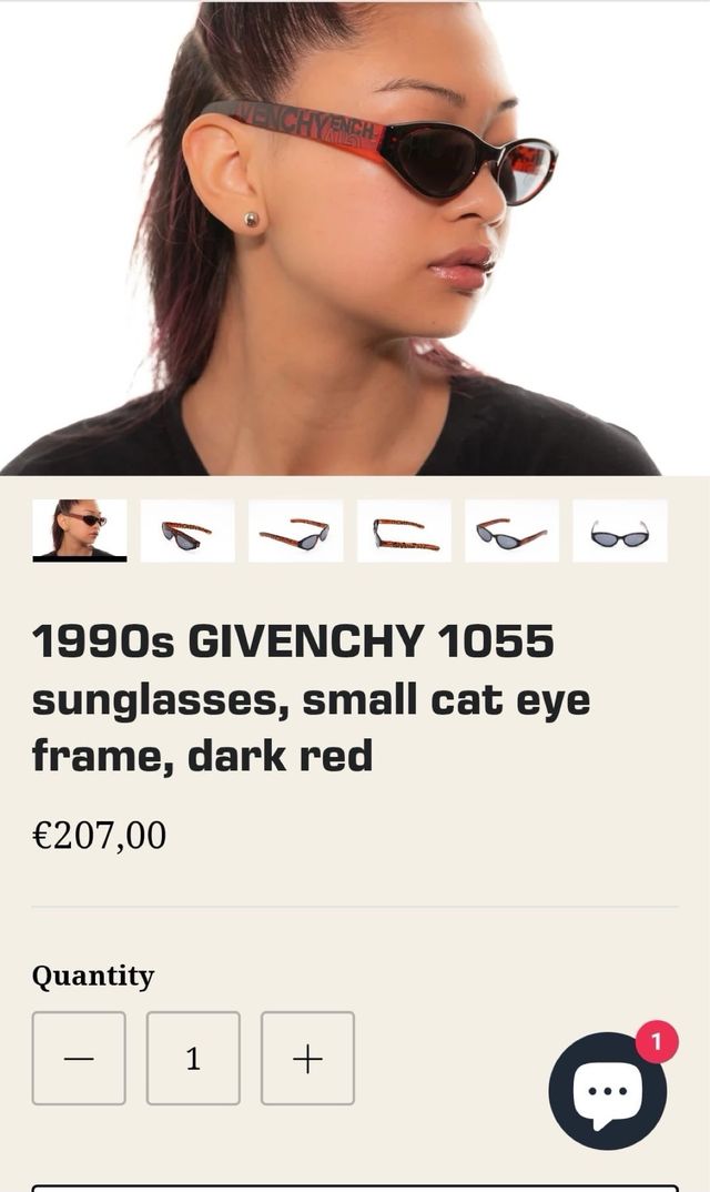 Gafas Givenchy - Negras y rojas