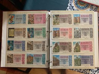 Billetes de loteria antiguos