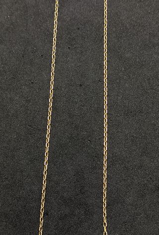 Cadena Forzada de oro de 18k, 2.58g, 55cm.