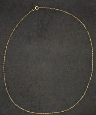 Cadena Forzada de oro de 18k, 2.58g, 55cm.