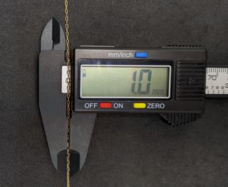 Cadena Forzada de oro de 18k, 2.58g, 55cm.