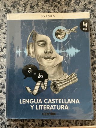 Libro de Lengua y Literatura 4º ESO. OXFORD GENIOX