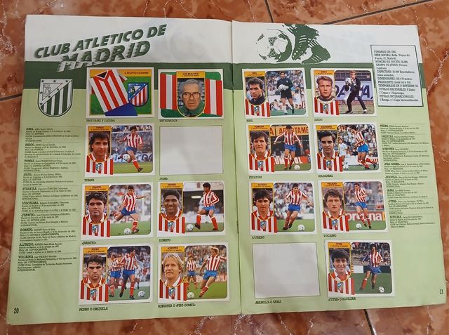 Cromos Liga 91-92 Varios equipos fútbol