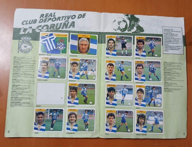 Cromos Liga 91-92 Varios equipos fútbol